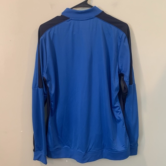 Nike Dri-Fit Slim Fit Blue Full Zip Athletic Soccer Track Jacket Women’s Size XL - Picture 5 of 7